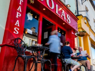 Outside view of Solas Tapas Bar in Dingle